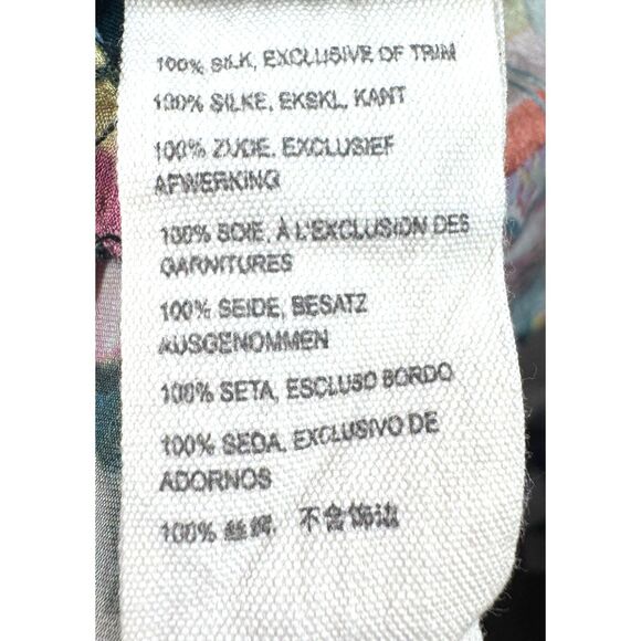 Johnny Was SILK Floral Bethia Mixed-Print Button Long-Sleeve PLUS Kimono Top - Picture 11 of 12